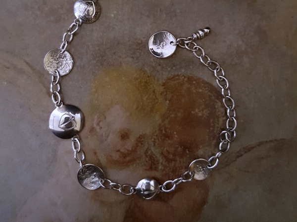 Atelier Solstice – Cupidon bracelet un rang en argent 925 